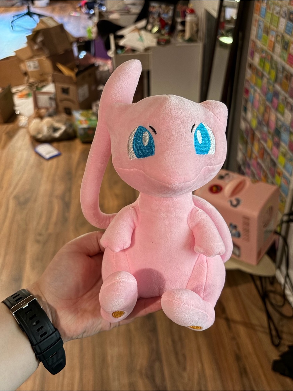 Pink Mew Plush Kids Toy - Soft Collectible Plushie